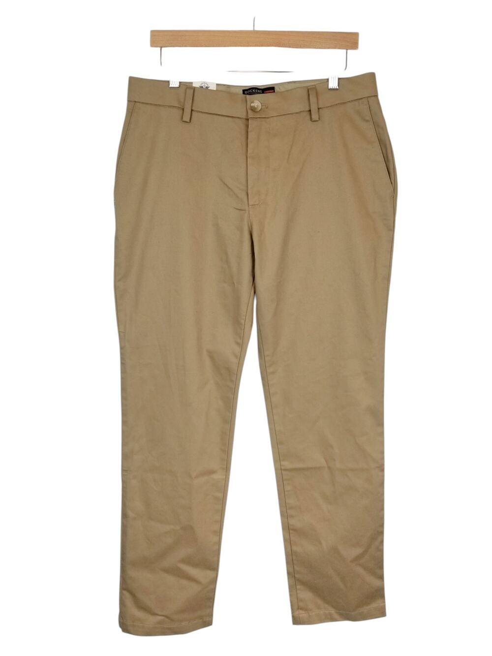 Dockers NWT Men's Signature Khaki Straight Leg Pants Tan 33 X 32